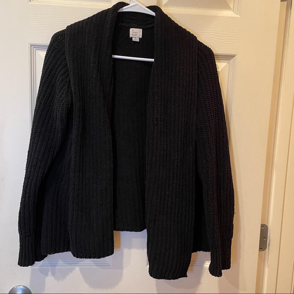 Black A New Day Cardigan